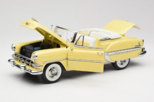 Chevrolet Bel Air Kabriolets Dzeltens Sun Star 1:18 1712 Metāls — attēls 2 no 8