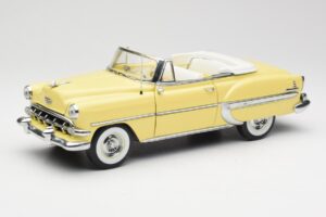 Chevrolet Bel Air Kabriolets Dzeltens Sun Star 1:18 1712 Metāls
