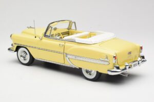 Chevrolet Bel Air Kabriolets Dzeltens Sun Star 1:18 1712 Metāls — attēls 7 no 8