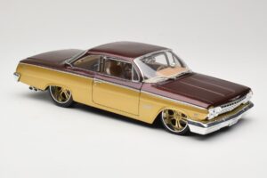 Chevrolet Bel Air Zeltains & Brūns Maisto 1:18 31064 Metāls — attēls 6 no 8