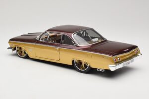 Chevrolet Bel Air Zeltains & Brūns Maisto 1:18 31064 Metāls — attēls 7 no 8