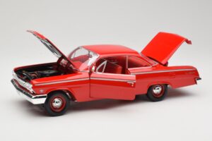 Chevrolet Bel Air Sarkans Maisto 1:18 31641 Metāls — attēls 2 no 8