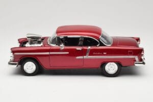 Chevrolet Bel Air Sarkans Motormax 1:18 73100TC-M1 Metāls — attēls 4 no 8