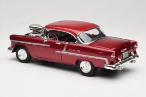 Chevrolet Bel Air Sarkans Motormax 1:18 73100TC-M1 Metāls — attēls 7 no 8