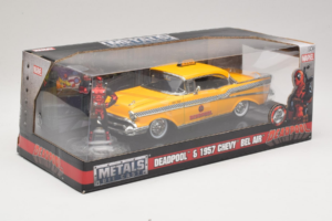 Chevrolet Bel Air Taxi Deadpool Metals Diecast 1:24 30290 Metāls — attēls 2 no 3
