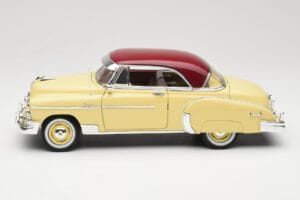 Chevrolet Bel Air Dzeltens & Sarkans Motormax 1:18 73111 Metāls — attēls 4 no 8