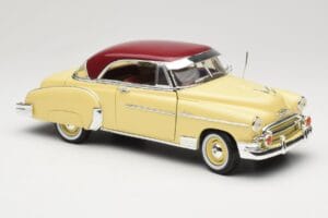 Chevrolet Bel Air Dzeltens & Sarkans Motormax 1:18 73111 Metāls — attēls 6 no 8