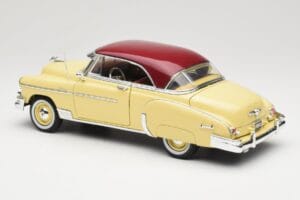 Chevrolet Bel Air Dzeltens & Sarkans Motormax 1:18 73111 Metāls — attēls 7 no 8