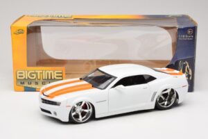 Chevrolet Camaro Concept Tuned Balts Jada 1:18 63014 Metāls — attēls 8 no 8