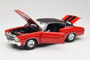 Chevrolet Chevelle SS 454 Sarkans Maisto 1:18 531892 Metāls — attēls 2 no 8