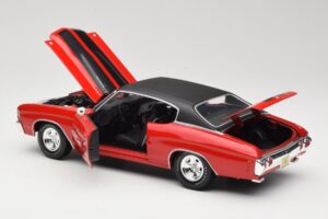 Chevrolet Chevelle SS 454 Sarkans Maisto 1:18 531892 Metāls — attēls 5 no 8