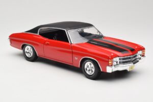 Chevrolet Chevelle SS 454 Sarkans Maisto 1:18 531892 Metāls — attēls 6 no 8