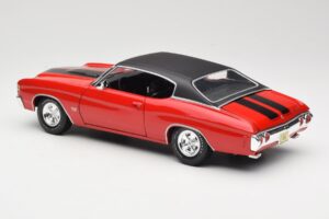 Chevrolet Chevelle SS 454 Sarkans Maisto 1:18 531892 Metāls — attēls 7 no 8