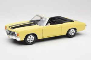 Chevrolet Chevelle SS 454 Dzeltens Maisto 1:18 531890 Metāls