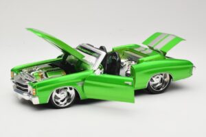 Chevrolet Chevelle SS Kabriolets Zaļš Maisto 1:18 31099 Metāls — attēls 2 no 8