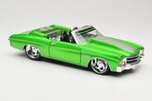 Chevrolet Chevelle SS Kabriolets Zaļš Maisto 1:18 31099 Metāls — attēls 6 no 8
