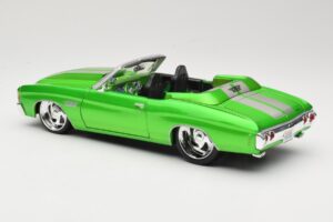 Chevrolet Chevelle SS Kabriolets Zaļš Maisto 1:18 31099 Metāls — attēls 7 no 8