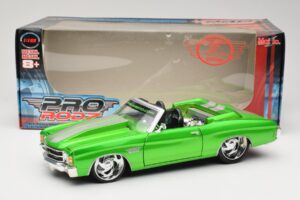 Chevrolet Chevelle SS Kabriolets Zaļš Maisto 1:18 31099 Metāls — attēls 8 no 8
