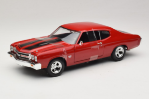 Chevrolet Chevelle SS Fast & Furious Sarkans Johnny Lightning 1:18 39578 Metāls