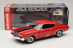 Chevrolet Chevelle SS Sarkans Jack Reacher Auto World 1:18 AWSS109/06 Metāls — attēls 8 no 8