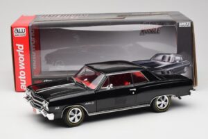 Chevrolet Chevelle Z-16 Melns American Muscle 1:18 AMM1061/06 Metāls — attēls 8 no 8
