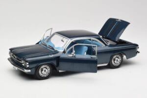 Chevrolet Corvair Tumšzils Sun Star 1:18 1482 Metāls — attēls 2 no 8