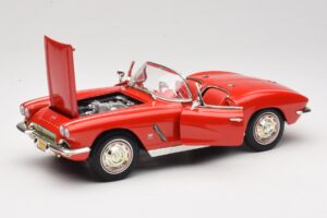 Chevrolet Corvette C1 Sarkans ERTL 1:18 7835 Metāls — attēls 2 no 8