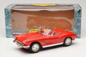 Chevrolet Corvette C1 Sarkans ERTL 1:18 7835 Metāls — attēls 8 no 8