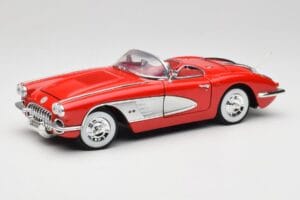 Chevrolet Corvette C1 Sarkans Motormax 1:18 73100TC Metāls