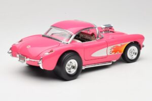Chevrolet Corvette C1 Gasser Rozā Road Legends 1:18 92019-R1 Metāls — attēls 3 no 8