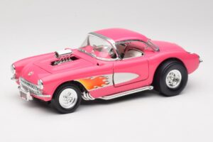 Chevrolet Corvette C1 Gasser Rozā Road Legends 1:18 92019-R1 Metāls