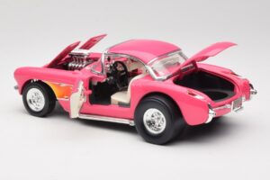 Chevrolet Corvette C1 Gasser Rozā Road Legends 1:18 92019-R1 Metāls — attēls 5 no 8