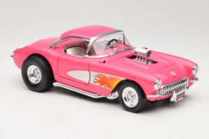 Chevrolet Corvette C1 Gasser Rozā Road Legends 1:18 92019-R1 Metāls — attēls 6 no 8