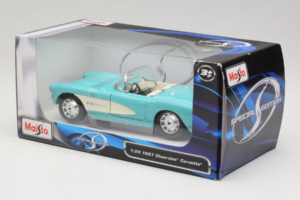 Chevrolet Corvette C1 Piparmētru Zaļš Maisto 1:24 31275 Metāls — attēls 3 no 3