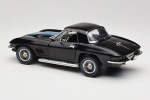 Chevrolet Corvette C2 Melns American Muscle 1:18 AMM1099/06 Metāls — attēls 7 no 8