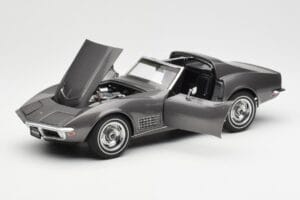 Chevrolet Corvette C3 Spider Laguna Pelēks Metaliks AUTOart 1:18 71173 Metāls — attēls 2 no 8