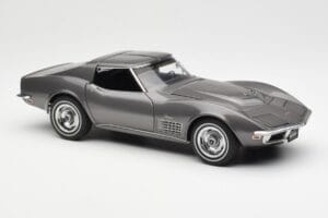Chevrolet Corvette C3 Spider Laguna Pelēks Metaliks AUTOart 1:18 71173 Metāls — attēls 6 no 8