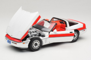 Chevrolet Corvette C4 A-Team Balts GreenLight 1:18 13532 Metāls — attēls 2 no 8