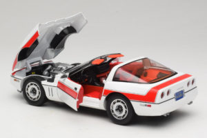 Chevrolet Corvette C4 A-Team Balts GreenLight 1:18 13532 Metāls — attēls 5 no 8