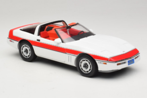 Chevrolet Corvette C4 A-Team Balts GreenLight 1:18 13532 Metāls — attēls 6 no 8