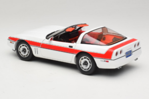 Chevrolet Corvette C4 A-Team Balts GreenLight 1:18 13532 Metāls — attēls 7 no 8