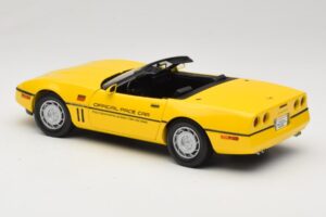 Chevrolet Corvette C4 Indianapolis 500 Pace Car Dzeltens Greenlight 1:18 11801-06 Metāls — attēls 7 no 8