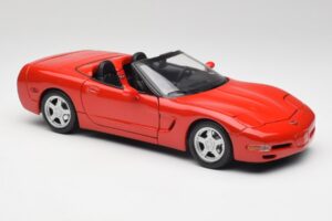 Chevrolet Corvette C5 Kabriolets Torch Sarkans Maisto 1:18 50318 Metāls — attēls 6 no 8