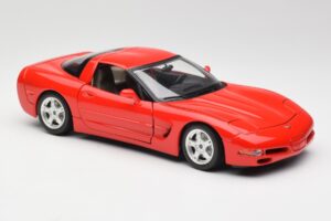 Chevrolet Corvette C5 Sarkans Bburago 1:18 3066 Metāls — attēls 6 no 8