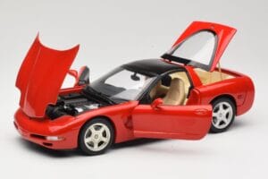 Chevrolet Corvette C5 Targa Sarkans UT Models 1:18 21001 Metāls — attēls 2 no 8