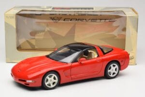 Chevrolet Corvette C5 Targa Sarkans UT Models 1:18 21001 Metāls — attēls 8 no 8