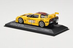 Chevrolet Corvette C5-R #3 R. Fellows / J. O'Connell / O. Gavin ALMS Petit Le Mans 2002 Minichamps 1:43 400021493 Metāls — attēls 3 no 4