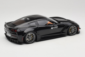 Chevrolet Corvette C7 Prior Design Melns GT Spirit 1:18 GT249 Sveķi — attēls 2 no 6