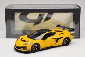 Chevrolet Corvette C8 ZR1 Dzeltens GT Spirit 1:18 GT528 Sveķi — attēls 6 no 6