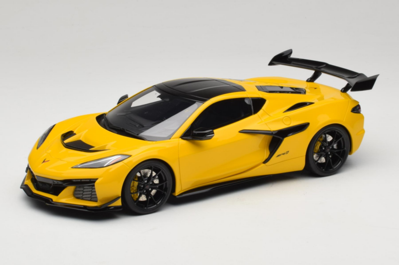 Chevrolet Corvette C8 ZR1 Dzeltens GT Spirit 1:18 GT528 Sveķi